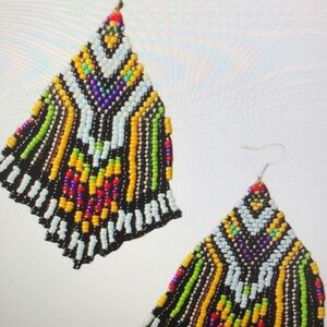 Multicolor Beaded Earrings